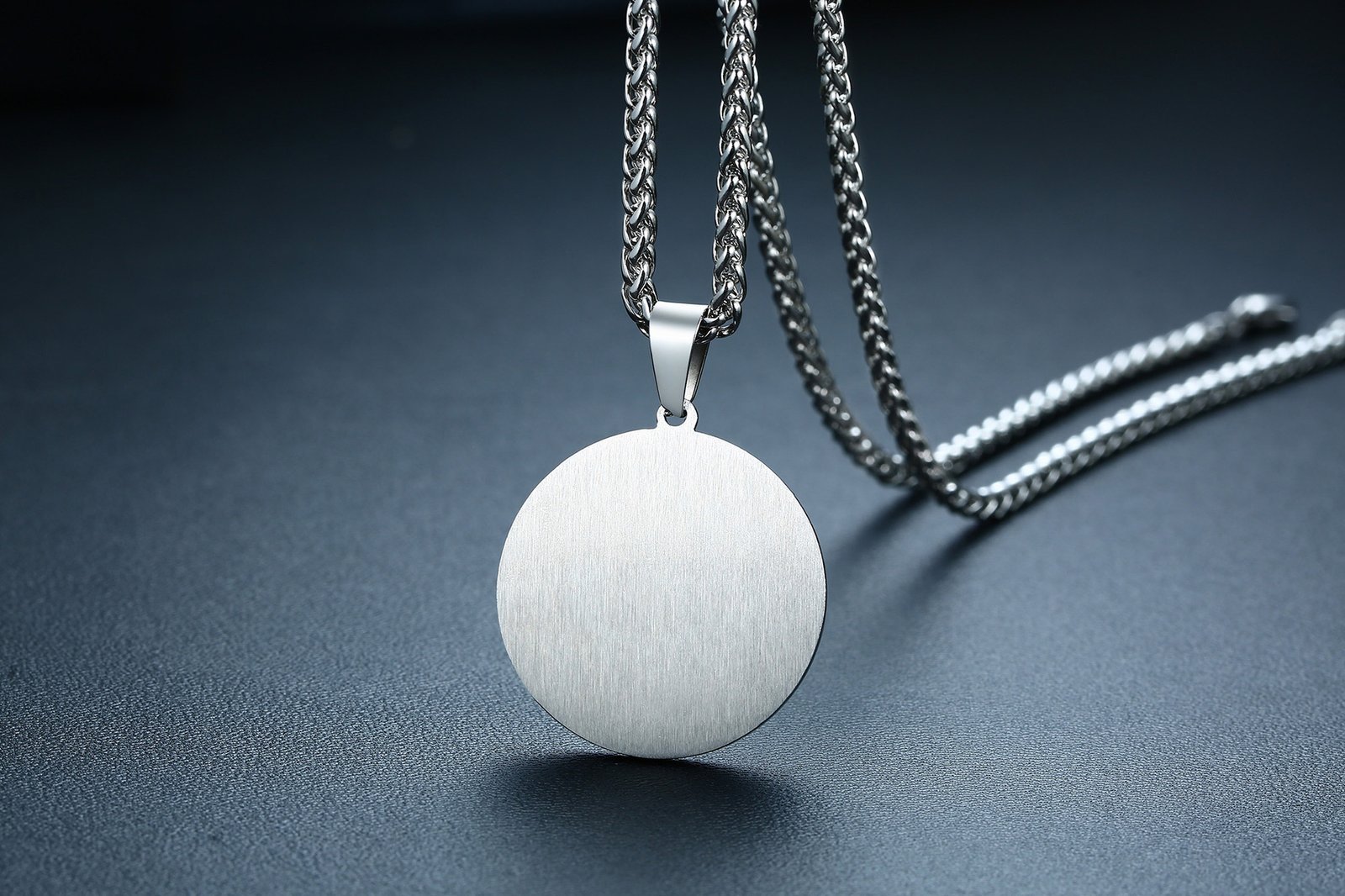 Allah - Silver Black Men, Women Necklace Pendant with Chain — image 5