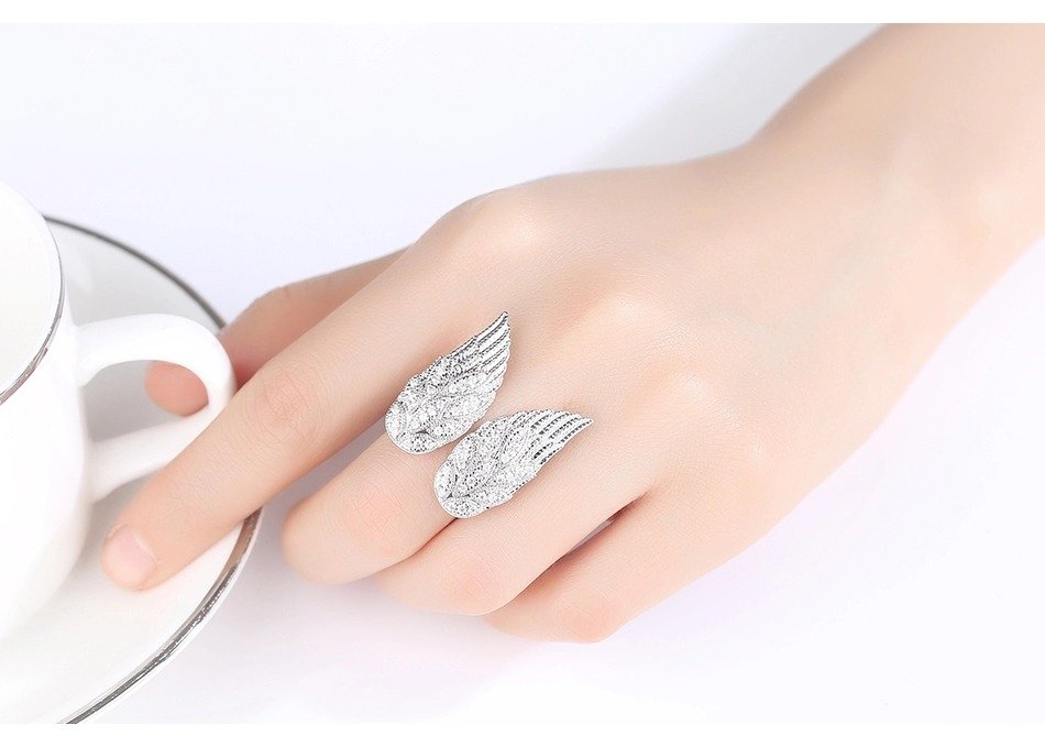 Angel Wings - Adjustable Female Ring — image 5