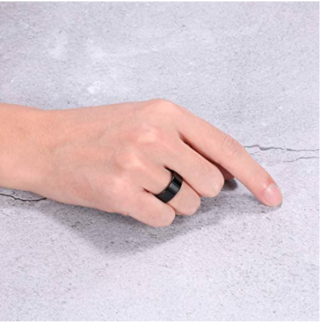 Black Rage - Tungsten Carbide Ring - Carbonized 6MM — image 3