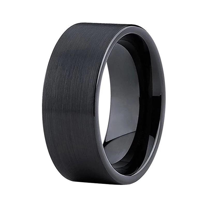 Black Tungsten Carbide Ring - Carbonized — image 5