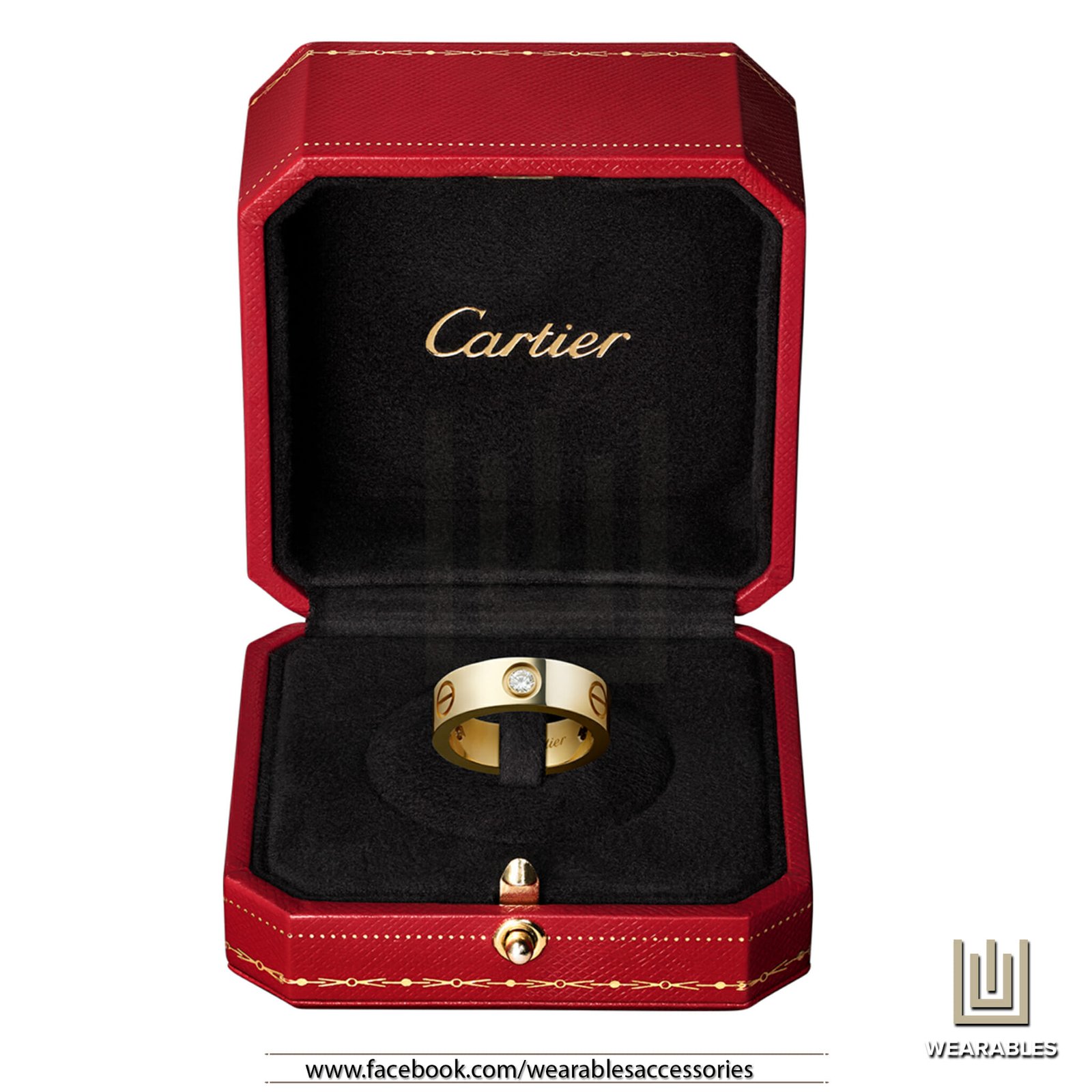 C Brand Luxury Men and Women Ring - Gold
