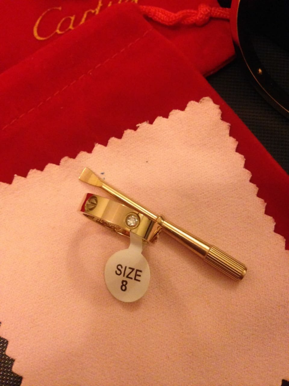C Brand Luxury Men and Women Ring - Gold — image 8