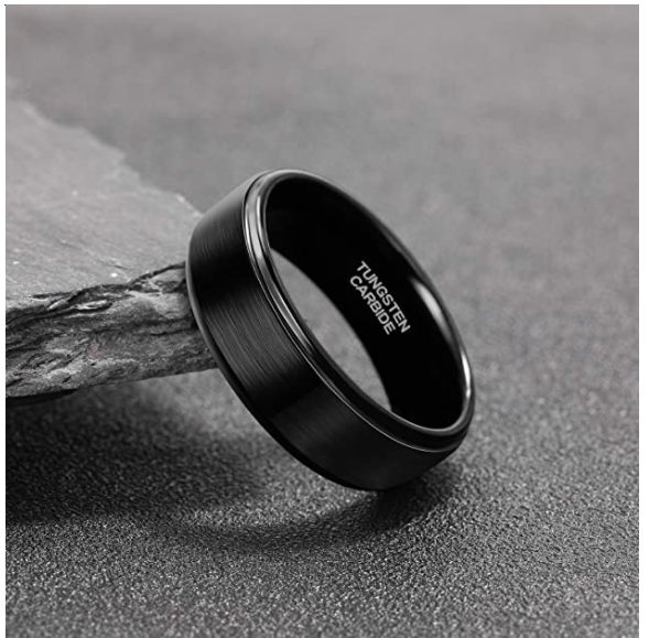 Center Force - Black Tungsten Carbide Ring 6mm — image 3