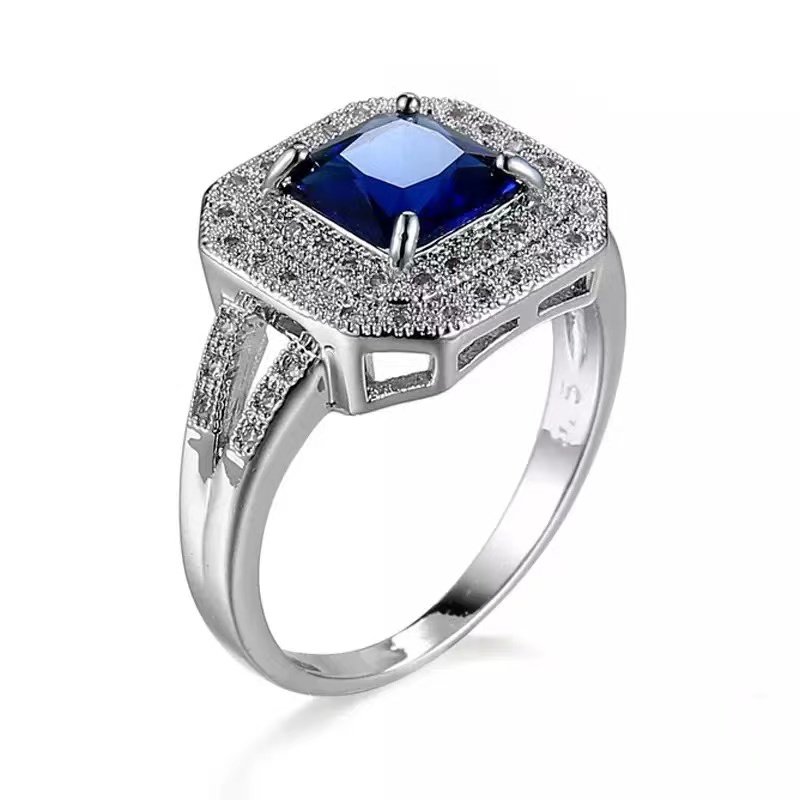 Center Spot - Blue Women Ring — image 5