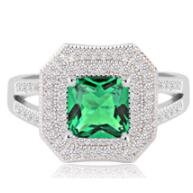 Center Spot - Red Women Ring