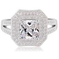 Center Spot - White Women Ring — image 4
