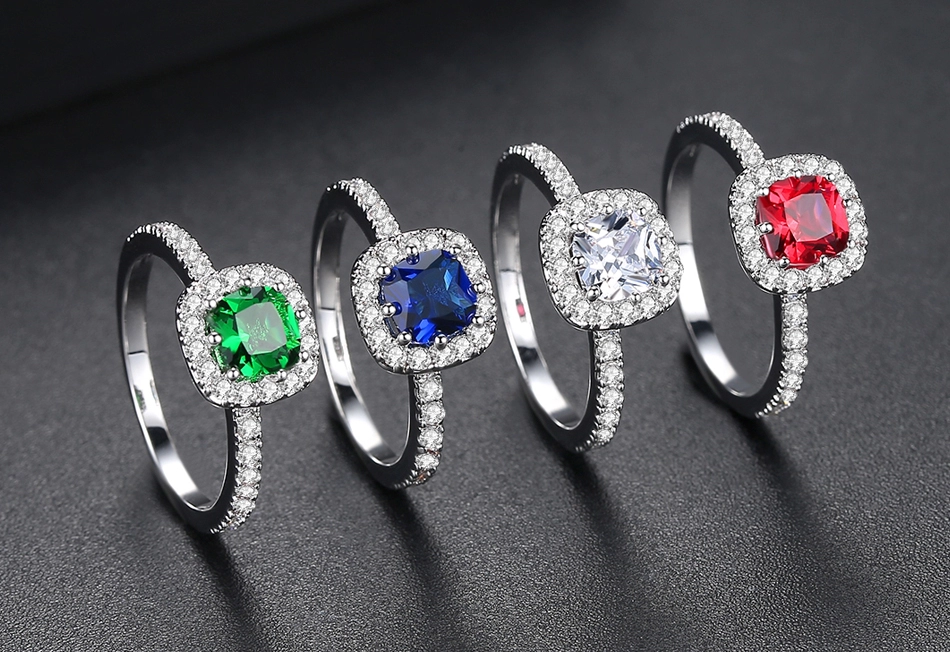 Color of Joy - Emerald Green Women Ring