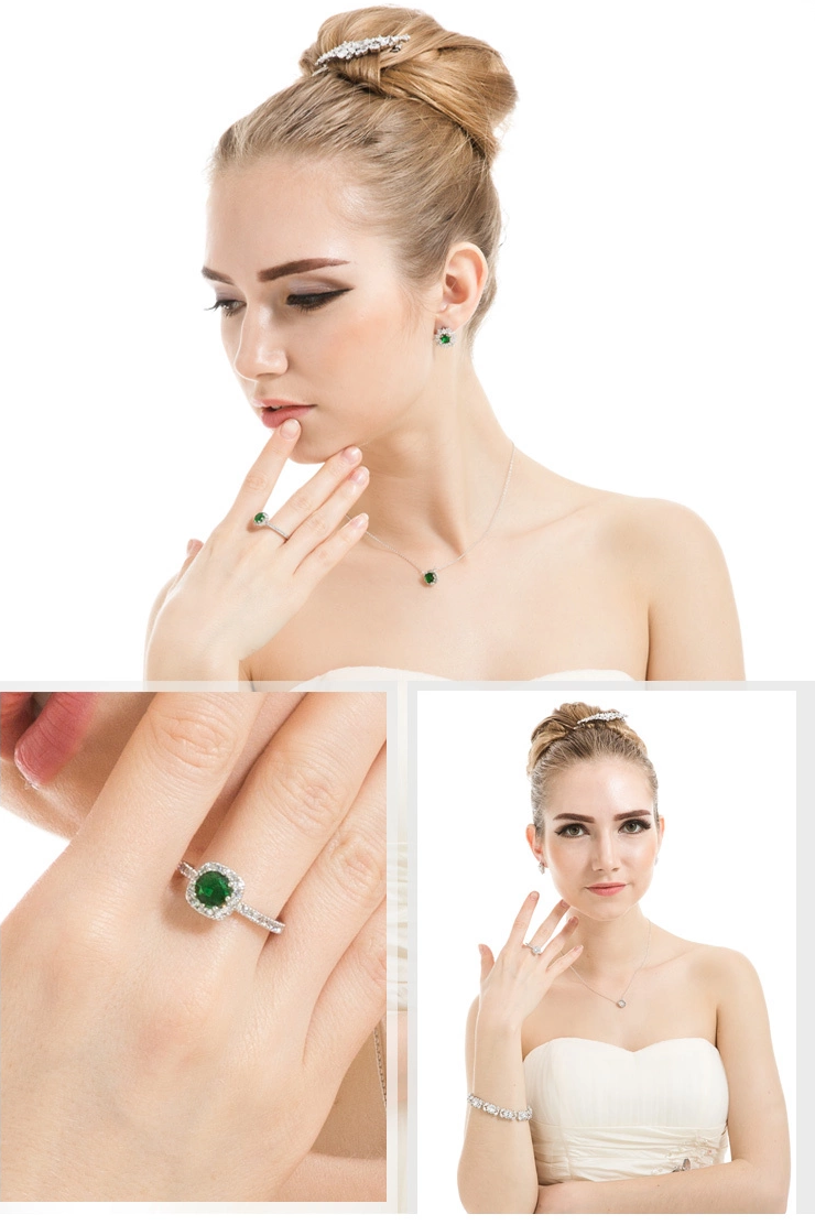Color of Joy - Emerald Green Women Ring — image 9