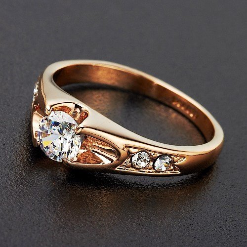 Crowned - CZ Diamond Women Ring