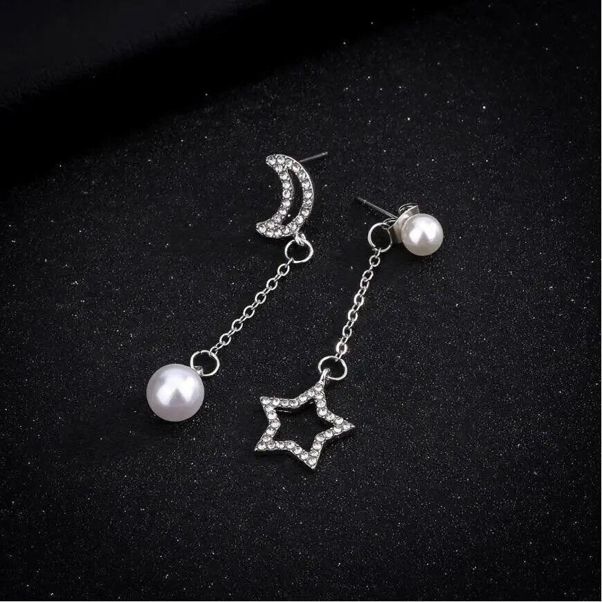 E1890 - White Gold Earrings for Women