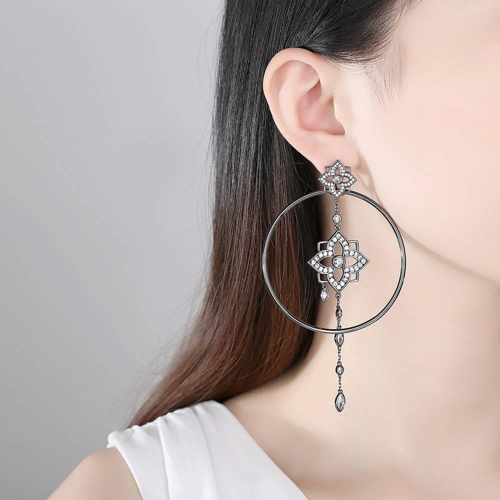 E2290 - Silver Earrings for Women — image 3