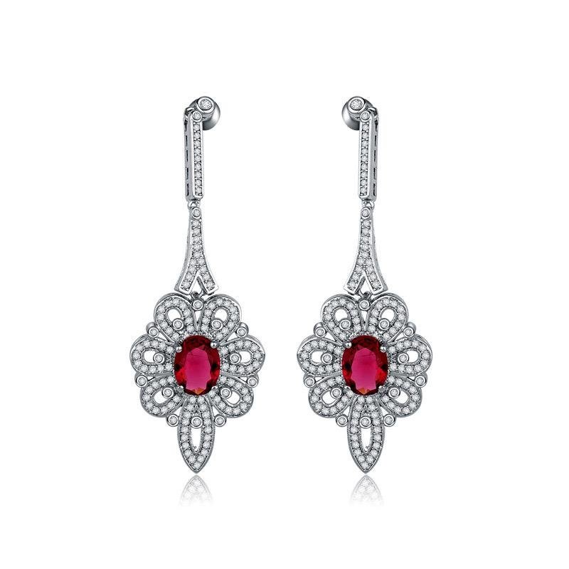 E3890 - Red Earrings for Women