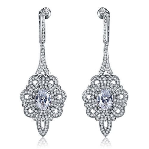 E3890 - White Earrings for Women