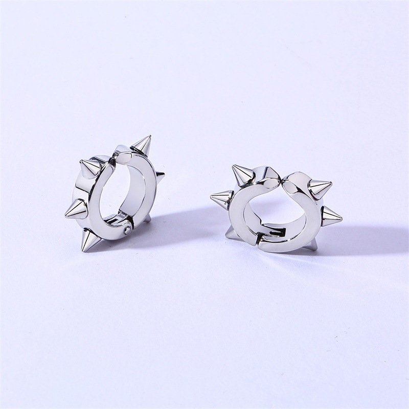 Ear Protector Silver Ear Studs Men Earring