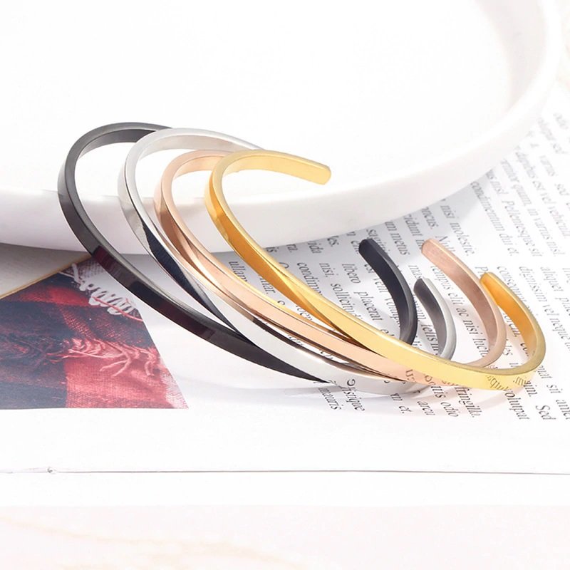 Essentials - 3mm Stainless Steel Men Women Bracelet — image 5