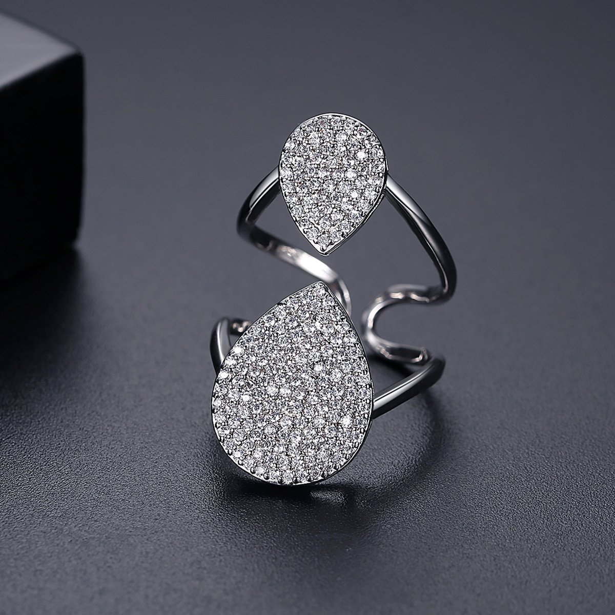 Finite Two - Adjustable Women Ring