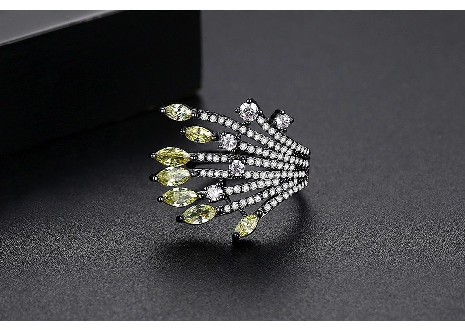 Gem Sparks- Adjustable Female Ring — image 5