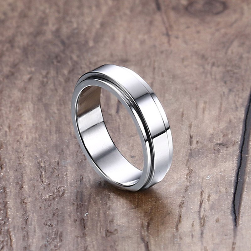 Moon Lite Spinner -Stainless Steel Ring — image 3