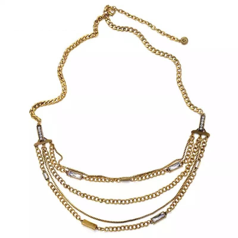 Silver Classic - 3 Three Layer Women Necklace/Pendant — image 5