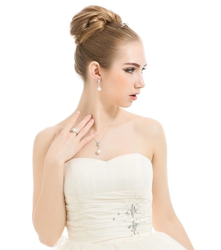 Pearl Delicacy - Pendant and Earring Set for women / female — image 5