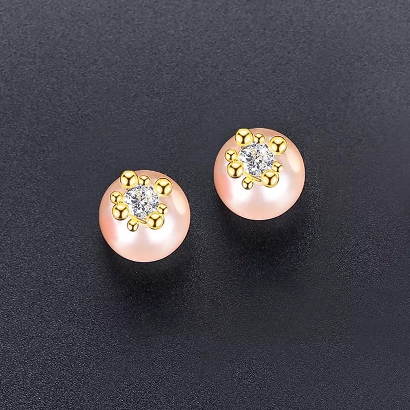 Pink Pearl Women Luxury Earrings - WE662