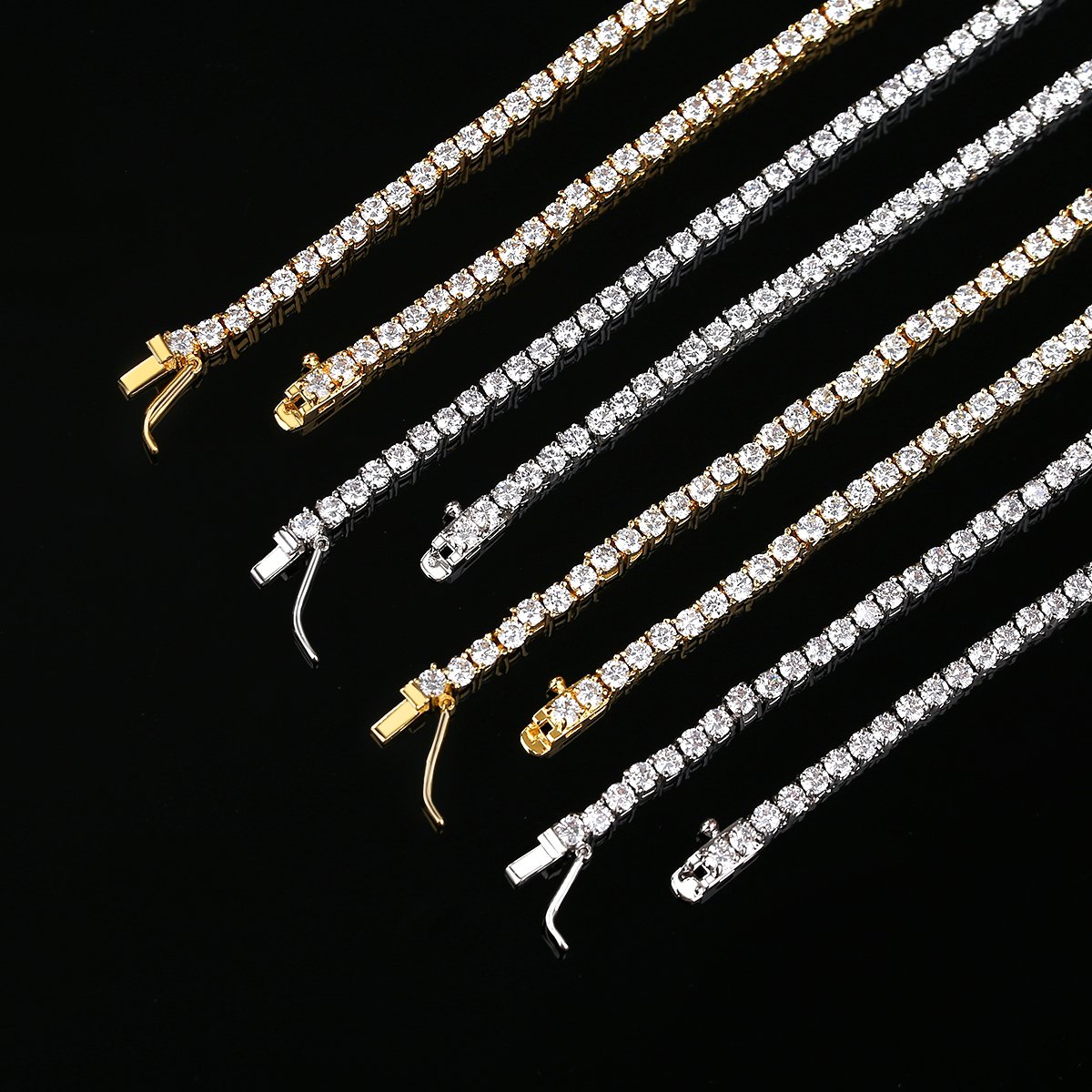 Rock Art- 3mm Gold Luxury Women Necklace — image 4
