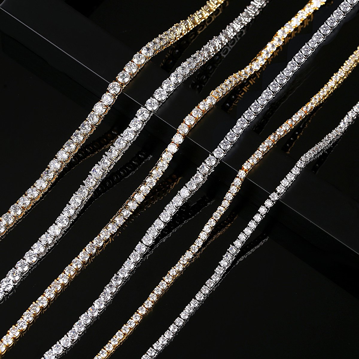 Rock Art- 4mm Gold Luxury Women Necklace — image 5