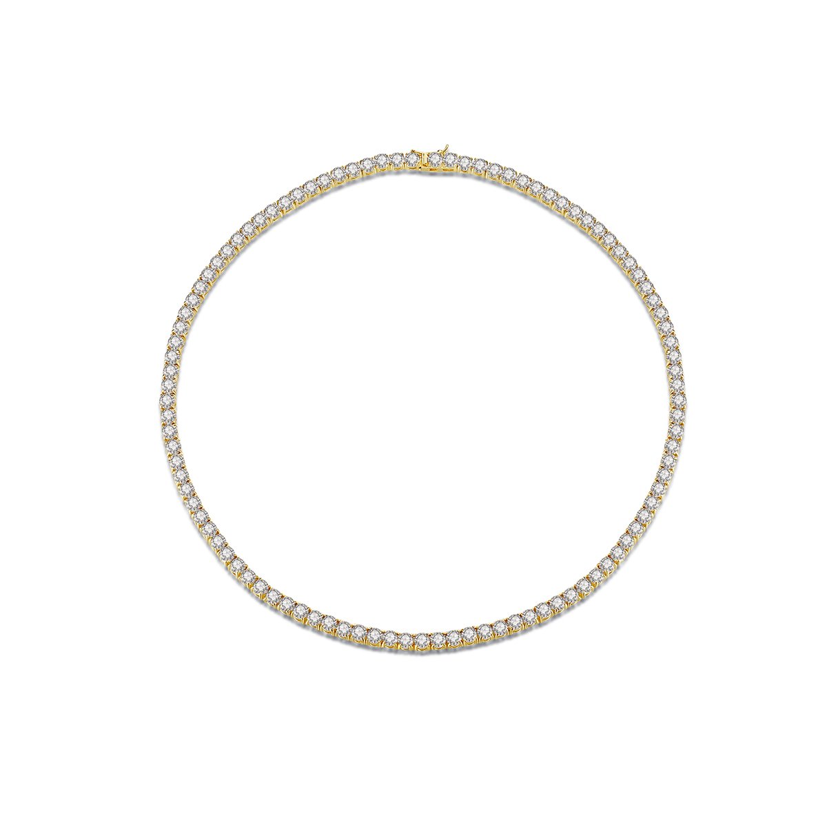 Rock Art- 4mm Silver Luxury Women Necklace — image 6