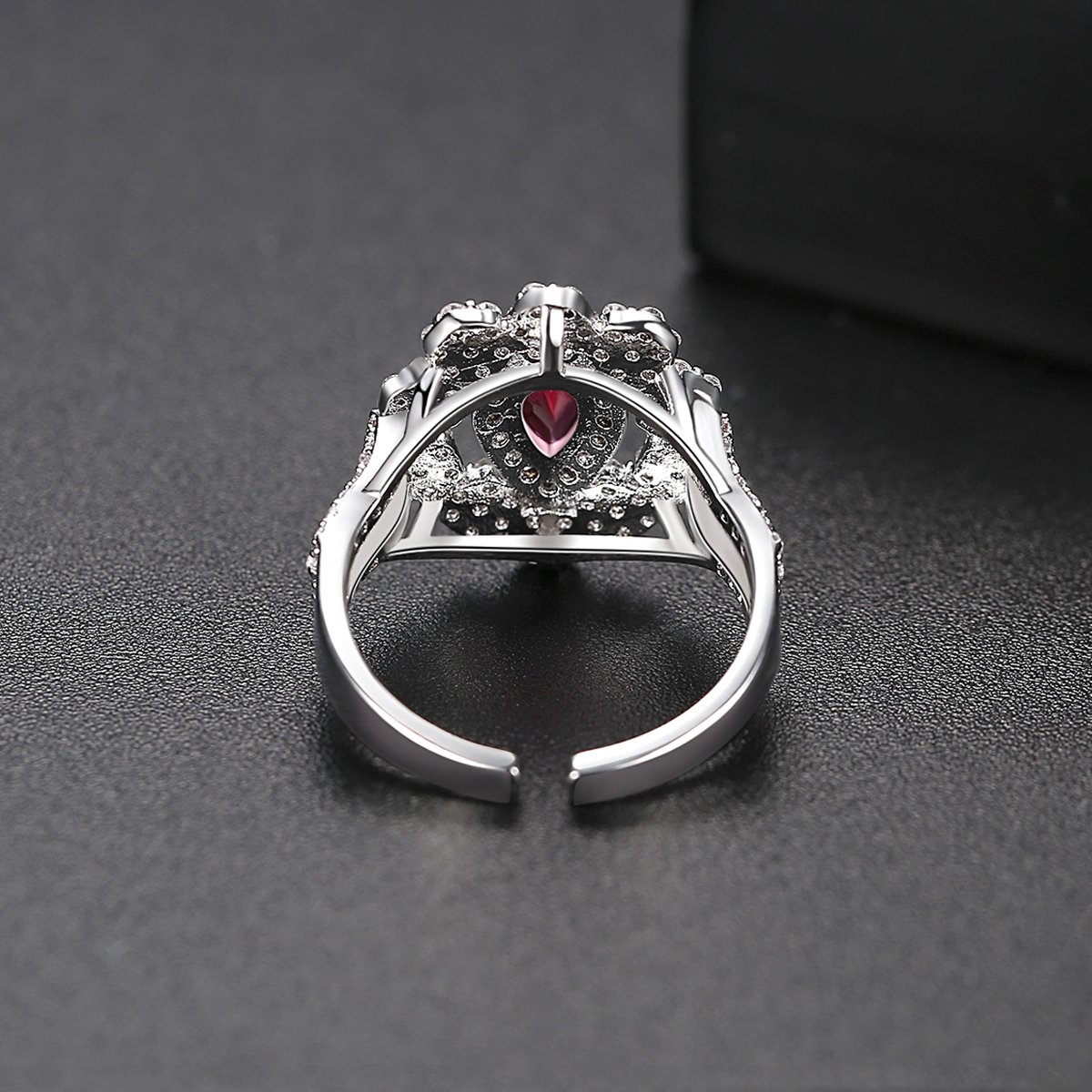 Sacred Tomb Blue Sapphire Color Ring for Women — image 3