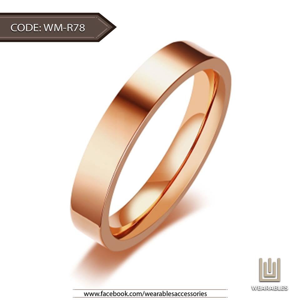 Sleek Icon Gold - Stainless Steel Men Women Ring — image 7