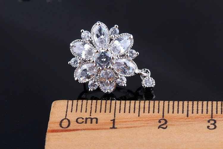 Snowflake - Pendant and Earring Set Women — image 10