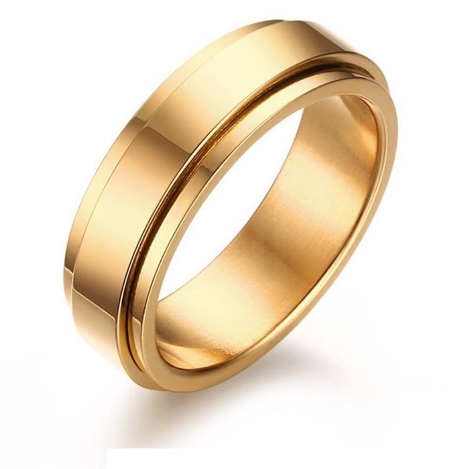 Spinner Sun –Stainless Steel Ring