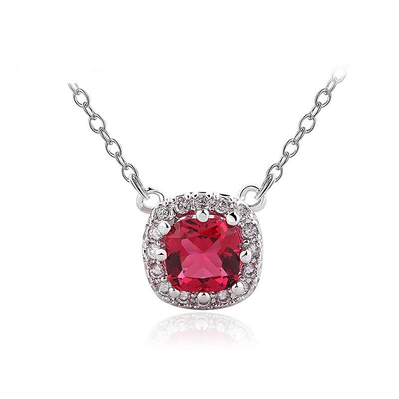 Square Out - Blue Pendant and Earring Set for women (WS57) — image 14