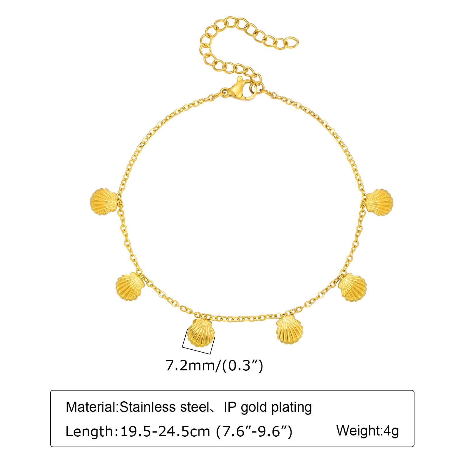 WA61 - Gold - Anklet for Women — image 5