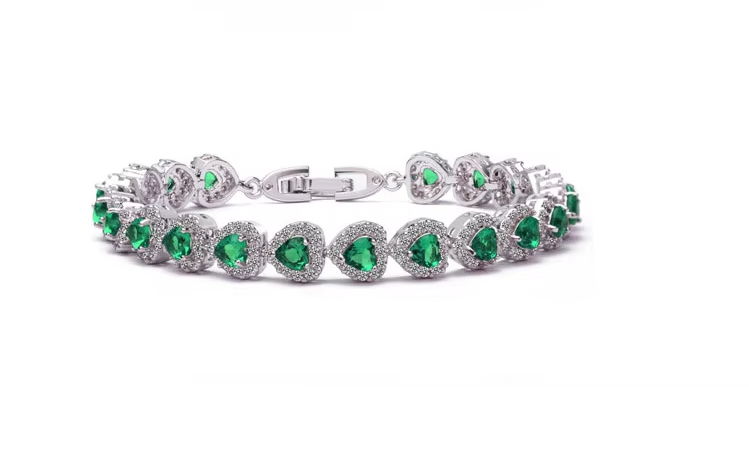 WB128 - Green Women Luxary Bracelet