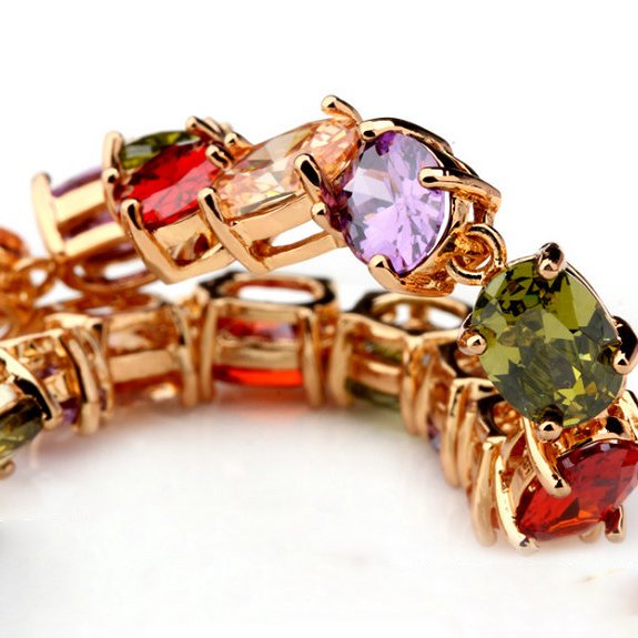WB193- Rose Gold Multi Women Luxary Bracelet — image 4