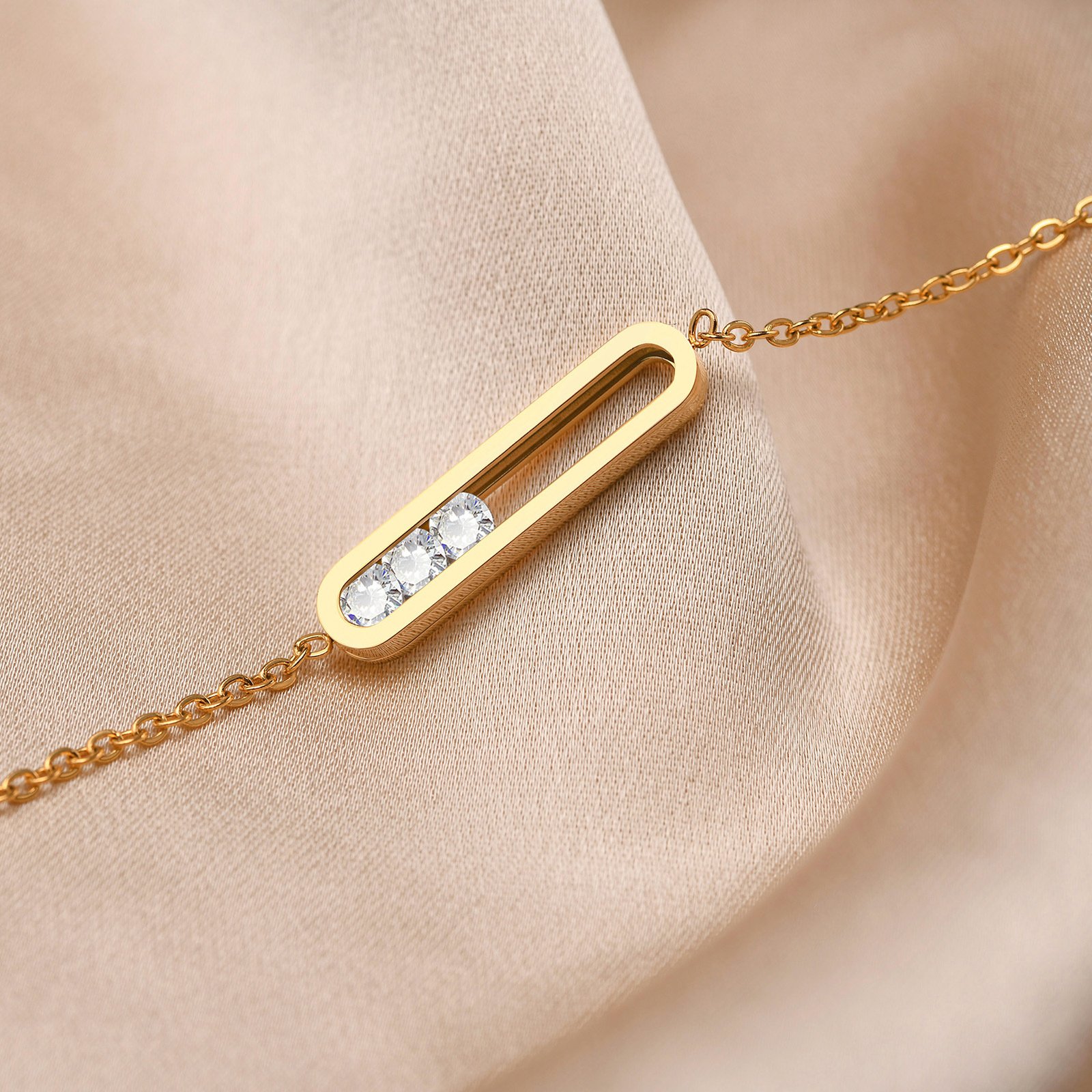 WB262 – Golden 316 Stainless Steel Bracelet