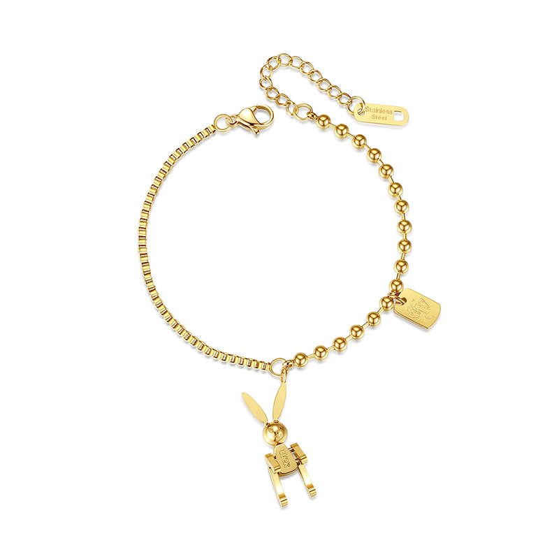 WB304 – Golden 316 Stainless Steel Bracelet