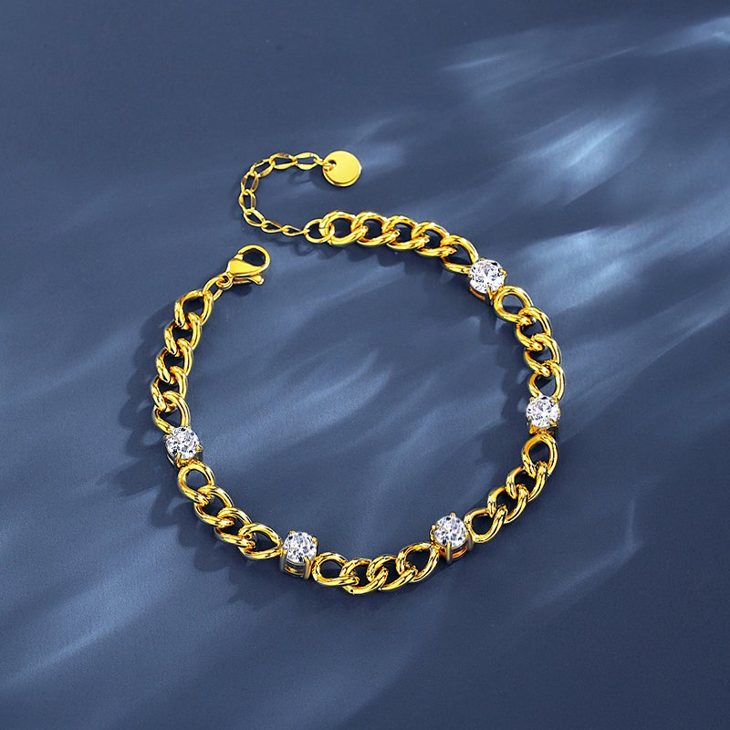 WB331 – Golden 316 Stainless Steel Bracelet