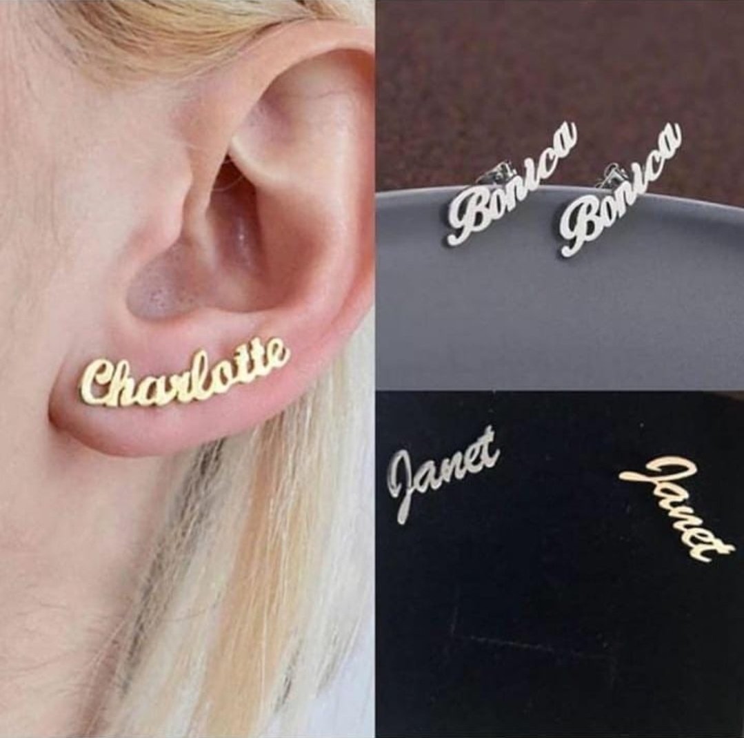 WCE 1 - Customized Name Earrings — image 3