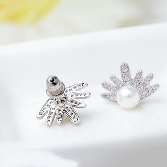 WE212 - White Earrings for Women