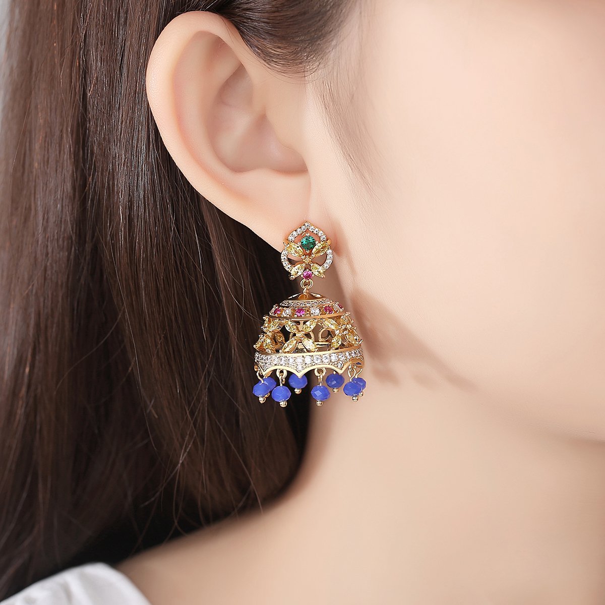 Lamp Shade -Women Jhumki Earrings