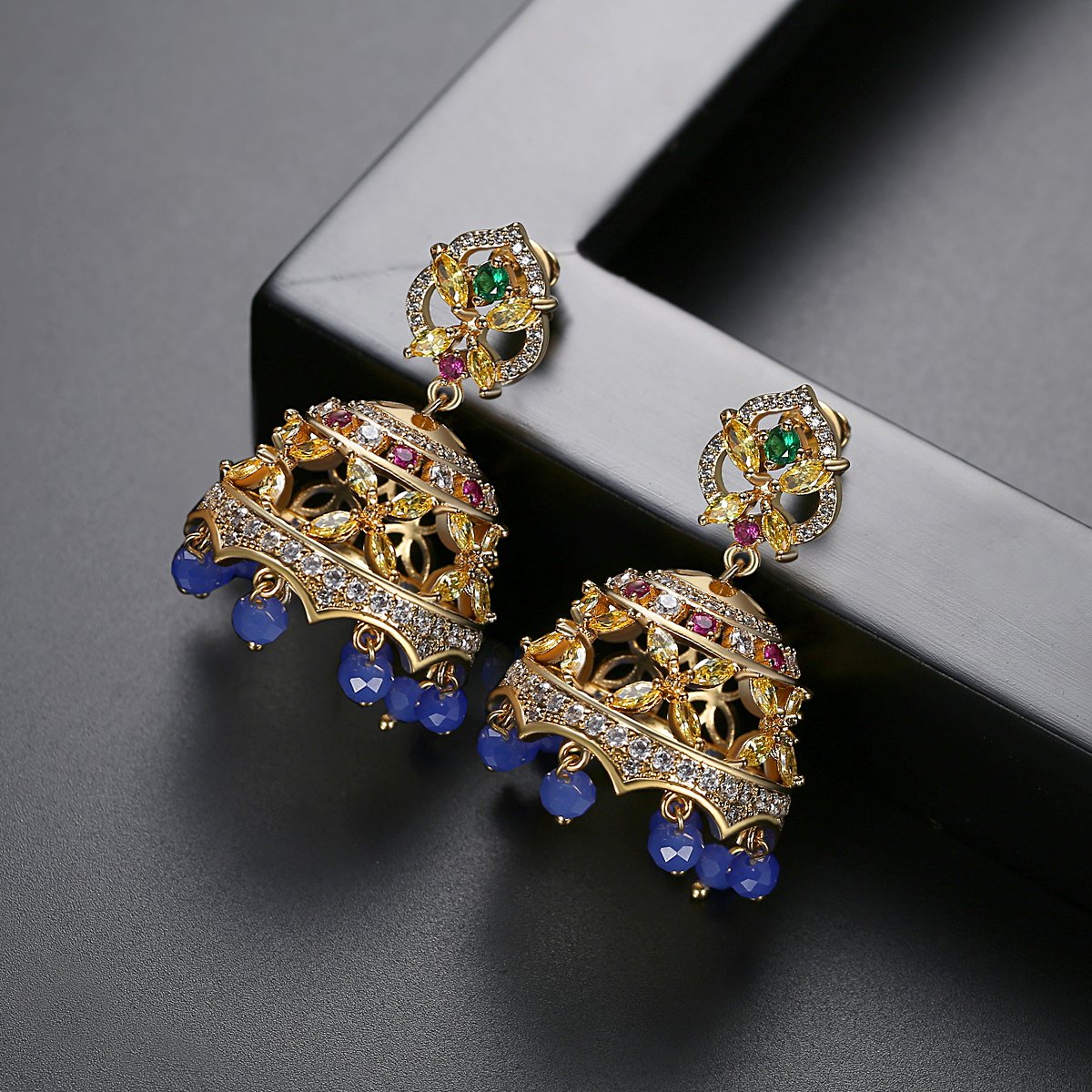 Lamp Shade -Women Jhumki Earrings — image 4