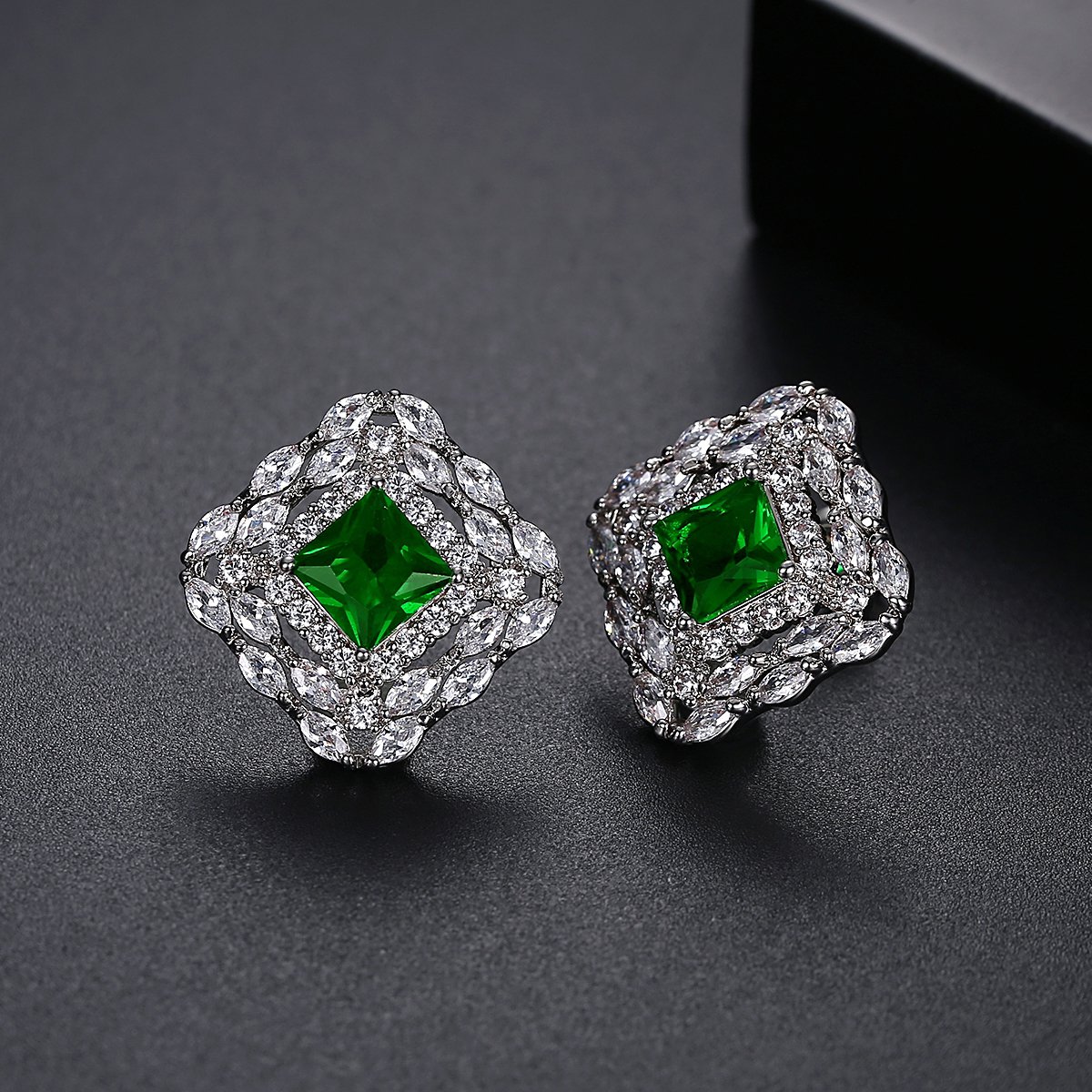 WE576- Green Earrings for Women — image 3