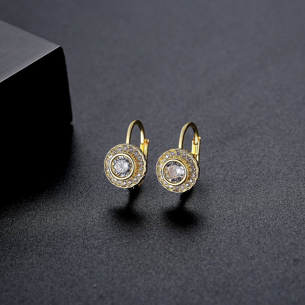 WE672 - Golden Earrings for Women