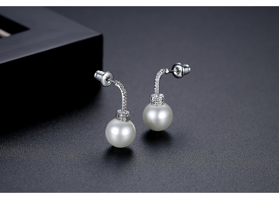 WE693 - White Earrings for Women — image 3