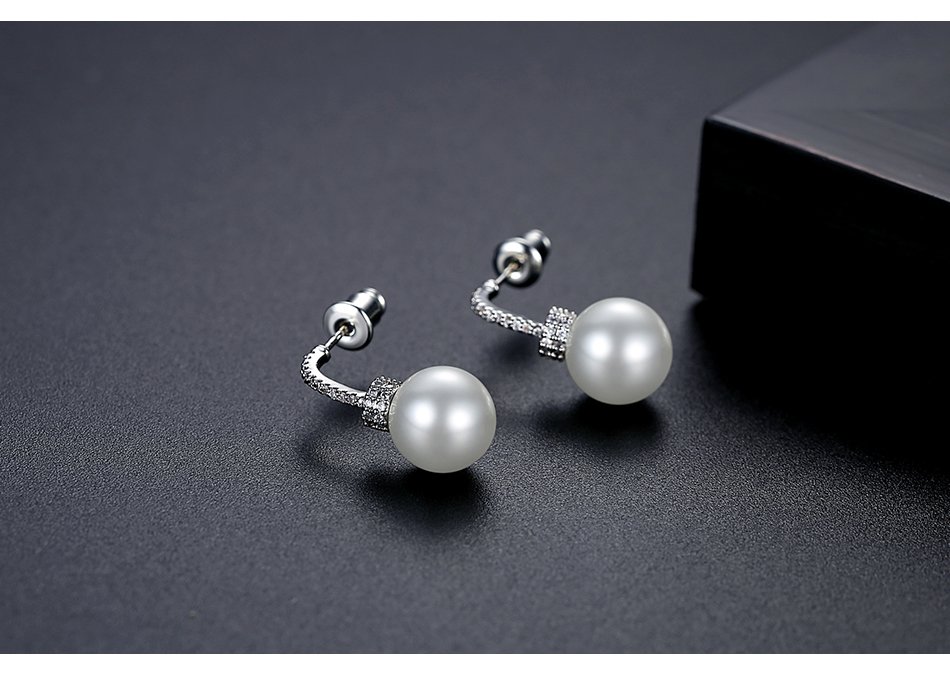 WE693 - White Earrings for Women — image 4