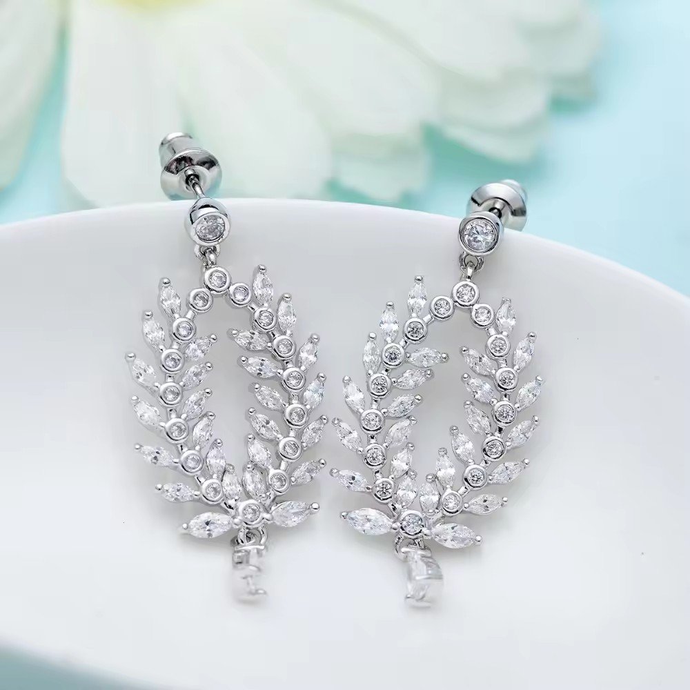 WE723 - White Earrings for Women