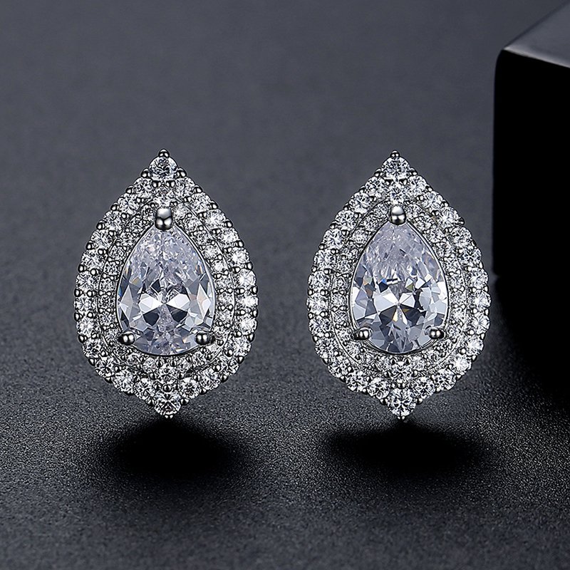 WE743 - White Earrings for Women