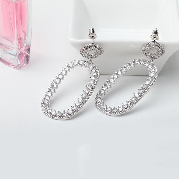 WE751 - White Earrings for Women — image 5
